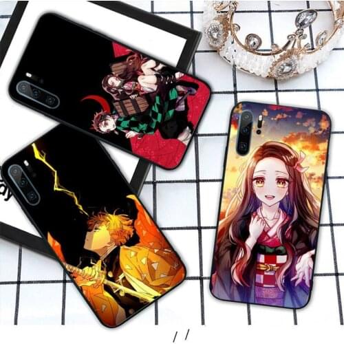 Anime Demon Slayer Kimetsu no Yaiba Phone Case For Huawei honor Mate P 10 20 30 40 Pro 10i 9 10 20 8 x Lite