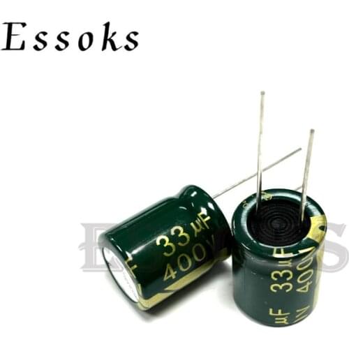 5pcs Electrolytic Capacitor 400V33UF 400V 33UF 13X17 13X20 16X18 mm High Frequency Low ESR Aluminum Capacitors
