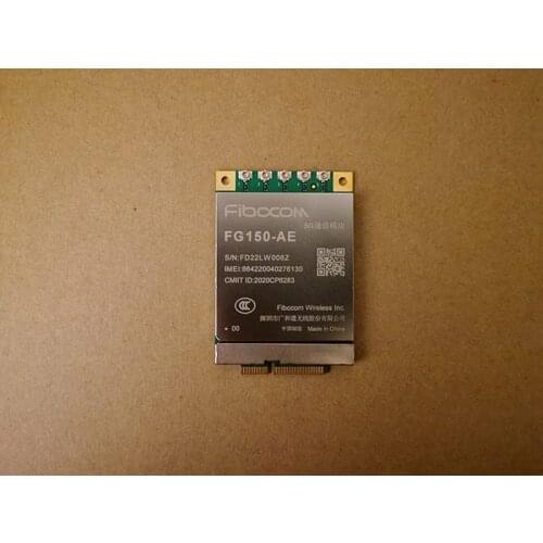 Fibocom FG150-AE 5G MINI PICE mdoule 5G Sub-6 n1 n28 n41 n77 n78 n79 LTE B1 B2 B3 B5 B7 B8 B34 B39 B40 B41 Asia Europe Australia