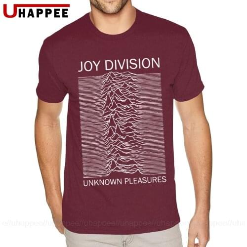 Joy Division Unknown Pleasures Tee Shirt Young Boy Korean Men Fashion Tee Mens Short Sleeved Brands Designer Merch