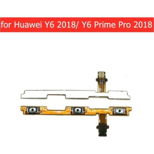 For Huawei Y6 2018/ Y6 Pro Prime 2018 Power Volume Flex Cable ON OFF Side Button Switch Flex Cable Replacement Spare Parts