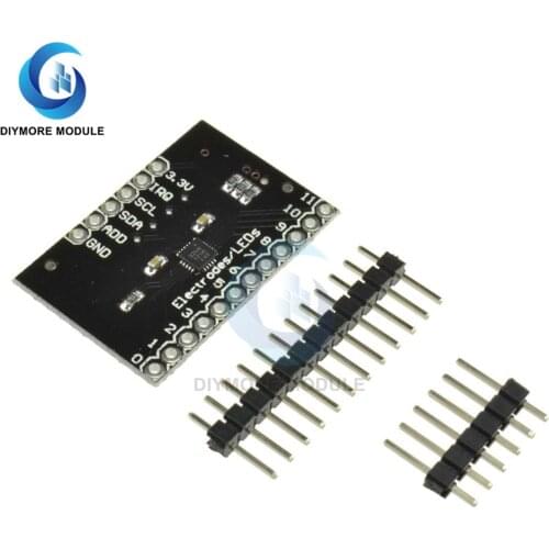 MPR121 Capacitive Touch Sensor Controller Module I2C Interface keyboard LCD Touchpad Buzzer Development Board for Arduino