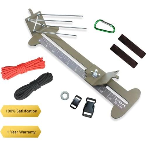 New Monkey Fist Jig and Paracord Jig Bracelet Maker Paracord Tool Kit Adjustable Metal Weaving DIY Craft Maker 4" to 13"