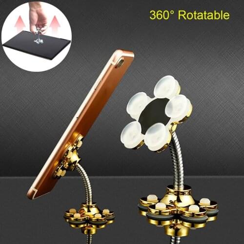 2019 New Shelves Small and Exquisite Universal In Car Sucker Stand Holder 360 Rotatable Multi-Angle Phone Holder