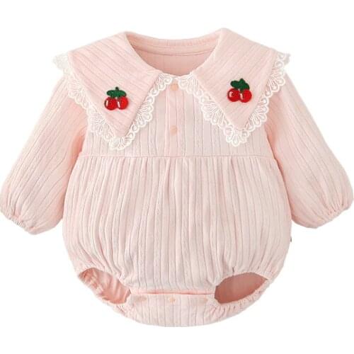 2020 Autumn Baby Girls Long-Sleeved Romper