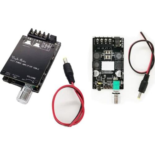 HIFI 5.0 Bluetooth Amplifier Board Wireless Digital Power TPA3116D2 50W x 2 Dual Channel Stereo Amplificador