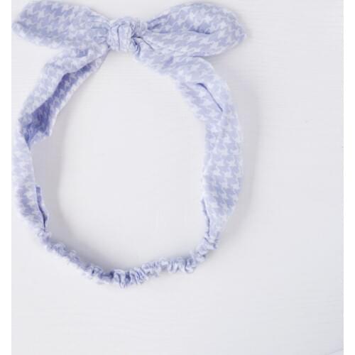 Mix 4 Colors Turban Elastic Headband Hair Accessories Sweet Wrap Plaid Rabbit Ear Knot Hair band Women Girls Striped Headwear