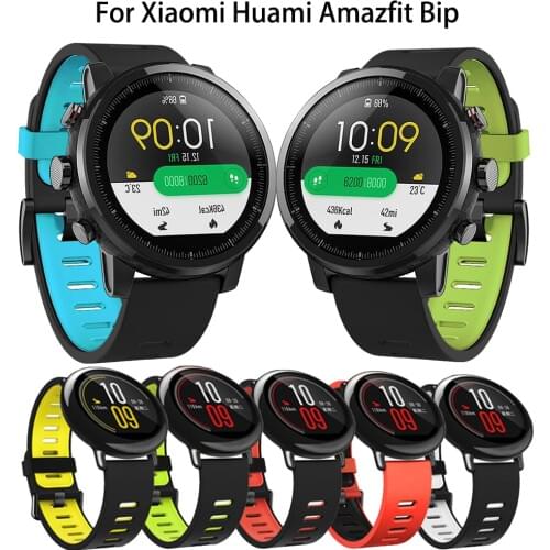 22mm Soft Silicone WatchBand Strap for Xiaomi Huami Amazfit Pace Watch for samsung Gear S3 smart Bracelet Replacement Wriststrap