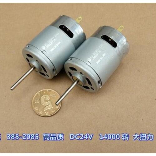 RS-385PH-2085 DC 24V 14000 Rpm Large Torque 385 DC Motor