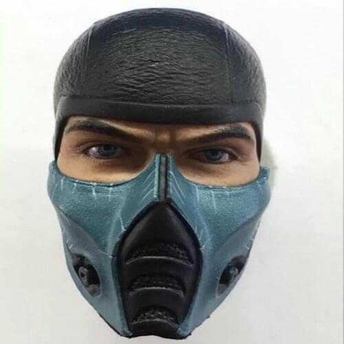 1/6 Scale End l toys EIT Mysterious ninjas Head Sculpt With Removable Mask Model for 12inch action figure toy