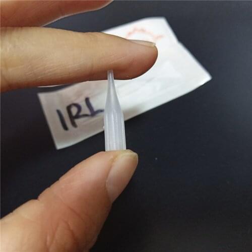 100Pcs individual Package White Disposable Plastic Permanent Makeup eyebrow Nozzles Tips for Permanent Tattoo Makeup Needle