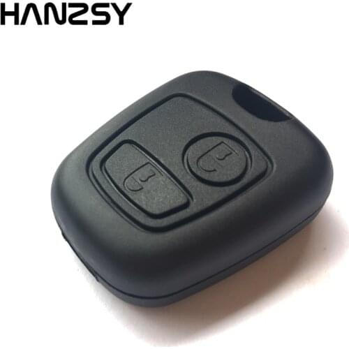 2 Button For Peugeot 307 107 207 407 For Citroen C1 C2 C3 C4 XSARA Picasso Remote Key Shell Case Fob without Blade NO Logo