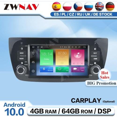 2Din Android Multimedia For FIAT DOBLO 2010 2011 2012 2013 2014 2015 Radio Receiver Audio Stereo Player GPS Navigation Head Unit