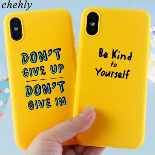 Fashion sentence Phone Case for iPhone X XR XS Max 8 7 6 S Plus Trendy Cases Soft Silicone Fitted Cell Phone Accessories Covers