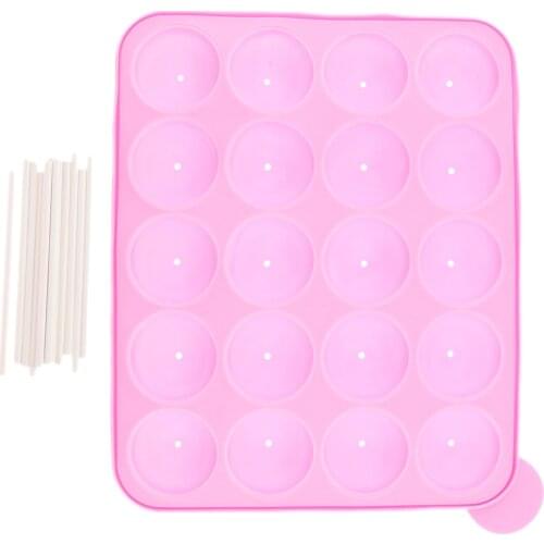 DIY Hemisphere Silicone Lollypop Mold Fondant Cake Decor Wedding Chocolate Sugar Mold Home Kitchen Molding Shaping Tools