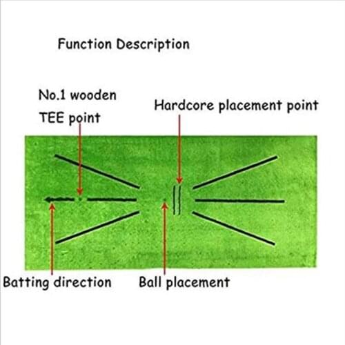 Home Outdoor Golf Training Swing Detection Mat Batting Golfer Garden Grassland Practice Equipment Mesh Aid Cushion Golfs Tool