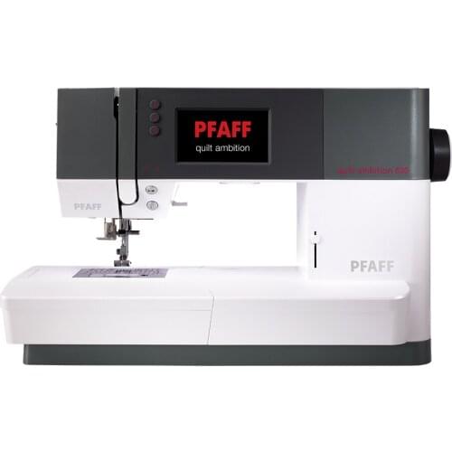 Pfaff Quilt Ambition 630 Electronic Lockstitch Sewing Machine 201 and Pattern Setting One Step Automatic Buttonhole Opening