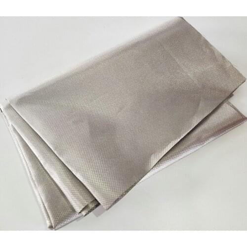 Factory Supply EMI Shielding Material RFID Ripstop Conductive Fabric For Bags RFID67#R