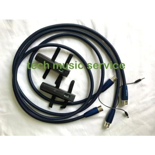 Hi-End tech music service-WATER XLR-XLR interconnect cable with Carbon fiber 72V DBS