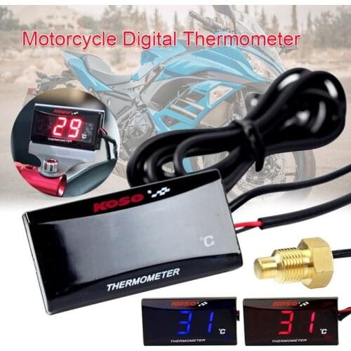 Motorcycle Instruments Thermometer Water Temperature Meter LCD Display Backlight Motorcycle Accessories Modifie Table