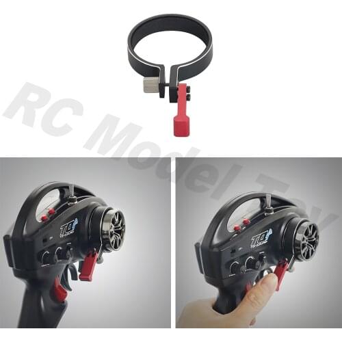 Aluminum Alloy TQI One-Hand Steering Wheel Controller For 1/10 RC Tracked Vehicle Traxxas TRX4 SUMMIT E-REOV X-MAXX Axial SCX10