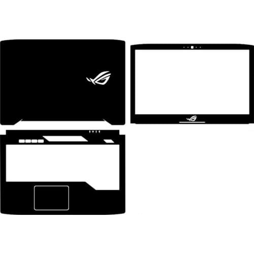 Laptop Leather/Carbon fiber Skin Sticker Cover For ASUS Rog Strix GL503 GL503VD GL503VM Hero Edition 15.6"