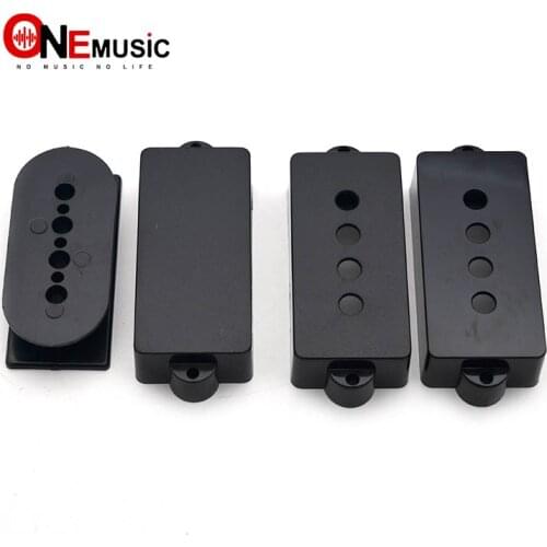 4 String PB Pickup Cover Bobbin Openned/Sealed Smooth/Matt Surface 4 String PB Bass Guitar Pickup Cover and Bobbin Black