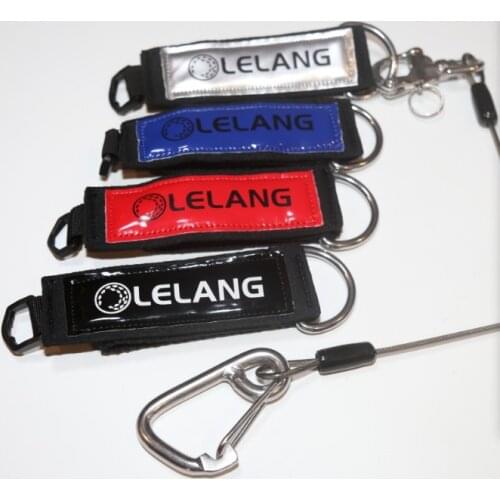 Lelang free diving Lanyard Sea training safety rope Underwater safety rope Diving equipment