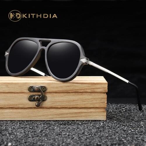 Kithdia Wood Men Sunglasses Polarized Wooden Sun Glasses for Women Mirror Lens Handmade Fashion UV400 Eyewear Accessories