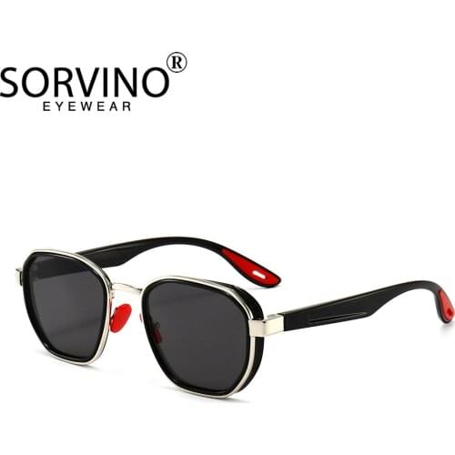 SORVINO Women Men Sunglasses Polygon Square Sun Glasses Brand Designer Retro Shades Metal Frame TOP Eyewear UV400 de sol