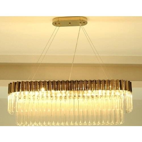 New design luxury crystal chandeliers modern lamp for living room dinning room gold chandelier LED light fixtures
