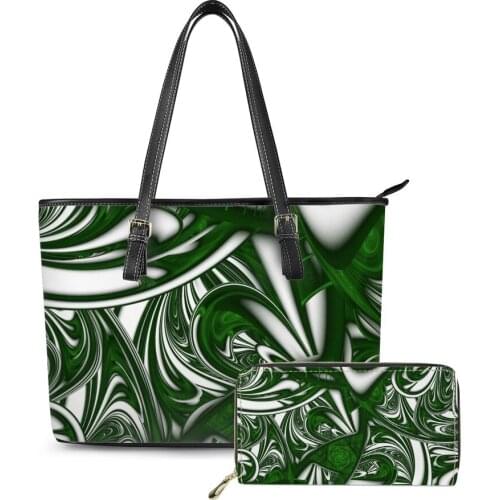 POD Dropshipping Leather Ladies Bags custom Polynesian traditional tribal style Purse Handbags Shoulder Tote Sac A Main