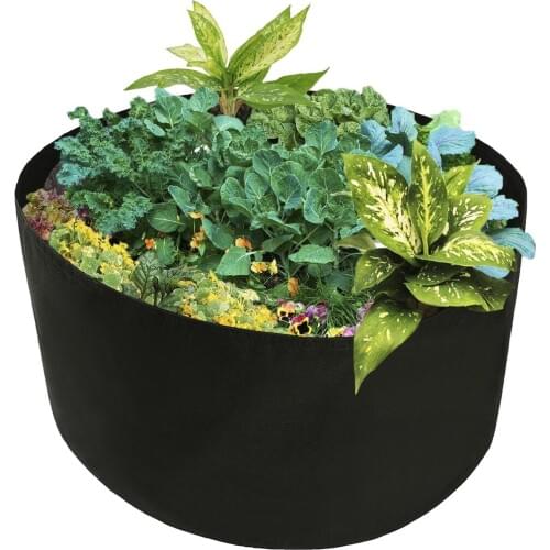 Gardening Planting Bag Thicken Felt Vegetable Plant Seedling Growing Bags Durable Raised Planting Bed Black Planter Dropshipping