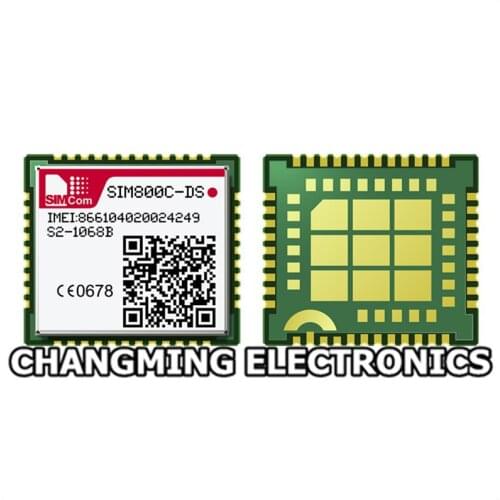 SIM800C-DS SIMCOM The four frequency 850/900 850/900/MHZ GSM/GPRS module, supports dual SIM card 5PCS