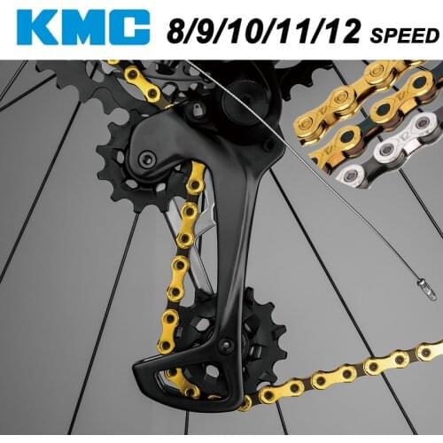 KMC Bicycle Chain X 8/9/10/11/12 Speed Bike Chain With Missing Connect Link Lightweight MTB Road Racing Training Bicycle Chain