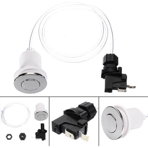 1 SET 16A On Off Push Air Button Switch Bath Spa Tubing Kit Air Buttons Jet Tool Set Bathroom Accessories