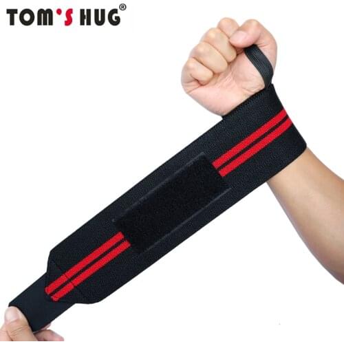 1 Pcs Adjustable Wrist Brace Support Wristband Toms Hug Brand Professional Sports Protection Wristbands Wrist Protect Red