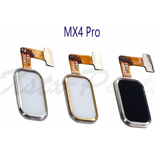 10PCS for Meizu Mx4 MX 4 Pro Fingerprint Sensor Scanner Flex Cable with Home Button Return Keypad