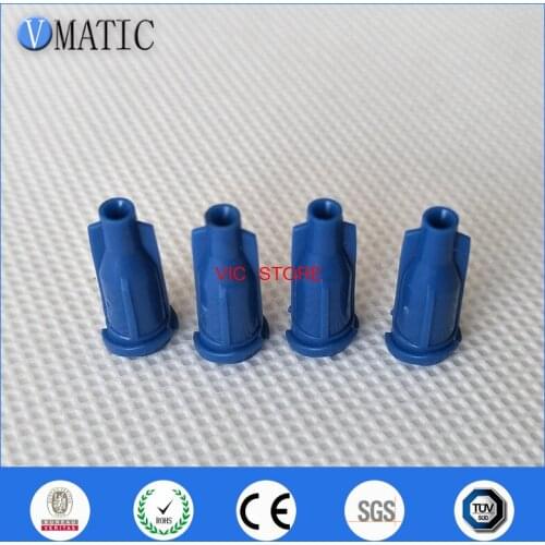 High Quality 1000Pcs Luer Lock Screw Type Dark Blue Syringe Caps Dispensing Syringe Cap Stopper