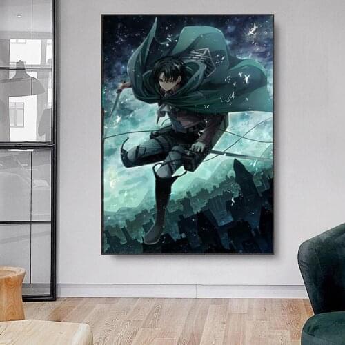 5d Diamond Painting Attack on Titan Full Square Round Drill Embroidery Japanese Animation Cross Stitch Picture Mosaic Gifts
