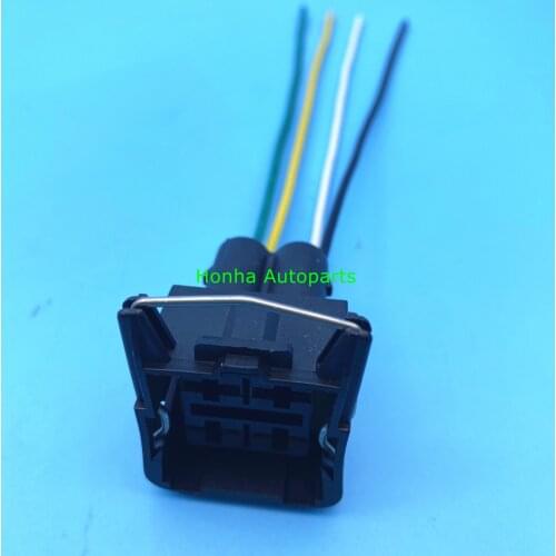 Free shipping 5/10/20/50/pcs 4pin auto waterpfoof connector plastic housing plug connector 357941165 357 941 165 wire harness