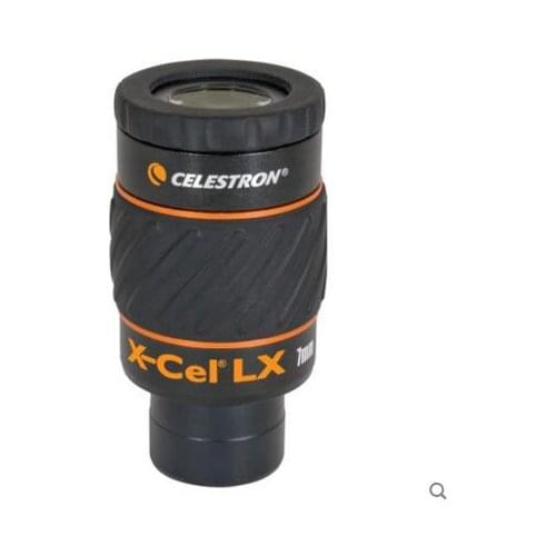 CELESTRONX-CEL LX 7mm eyepiece 60 degree wide-angle nebula planetary eyepiece 1.25 2 inches