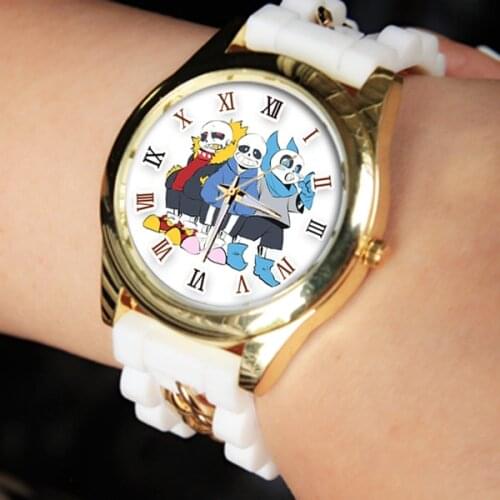 Anime Undertale Watches Cosplay Men Women Student Couple Waterproof Watch Souvenir Collection Fashion Xmas Gifts