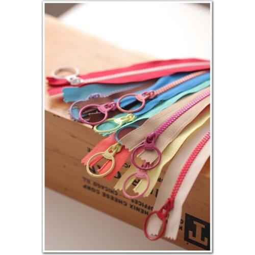 Dailylike Candy Cute Round Head Nylon Zipper Hand-made DIY Clothing Home Smooth and Durable Bags Wallet Purse Cloth Accessories