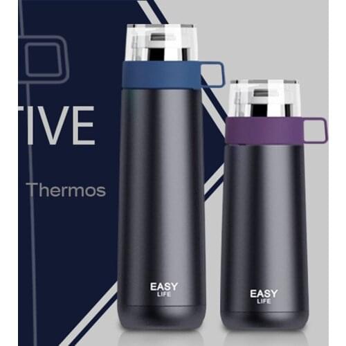 Business Special Vacuum Cup Originality Trend Portable Thermos Cup Student Male Ma'am Vacuum Stainless Steel Cup