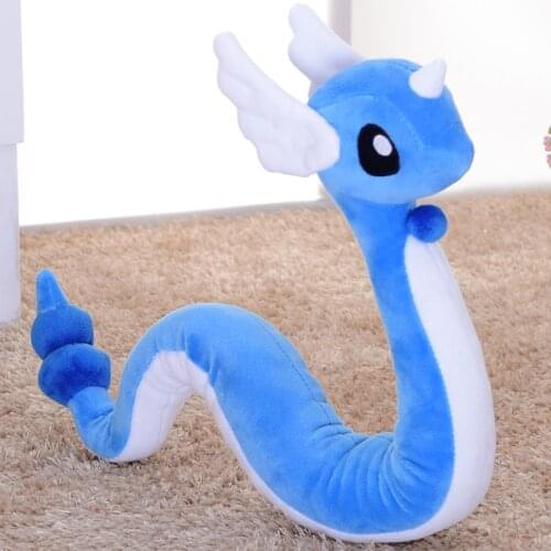 Dragonair 68cm Cute Dragonair Plush Toys Cartoon Animals Soft Stuffed Dolls Plush Toys For Childrens Gift