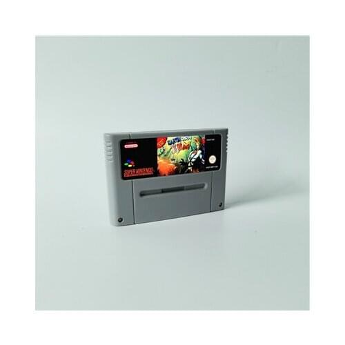 Earthworm Jim or Earthworm Jim 2- Action Game Card EUR Version English Language