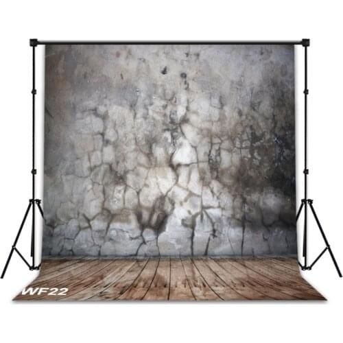 LB Polyester & Vinyl Backgrounds For Photo Studio Photography Backdrops Vintage Wood Board Cracked Stone Wall Newborn Baby Decor