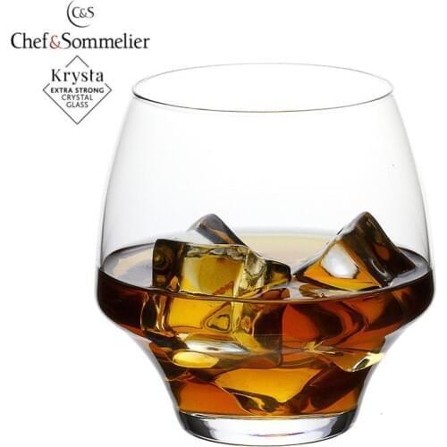 France Open Up Crystal Whiskey Glass For Sommelier Home Household Collection Level Whisky Brandy XO Snifters Red Wine Sherry Cup