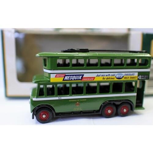 Days Gone model Vintage Diecast Karrier E6 Trolley Toy bus for collection gift